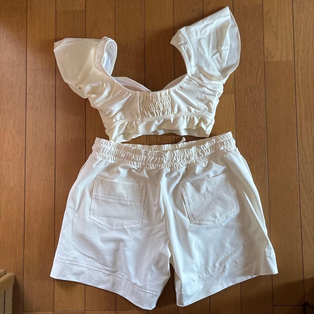 フレアショルダービキニ　水着ビキニタイプ