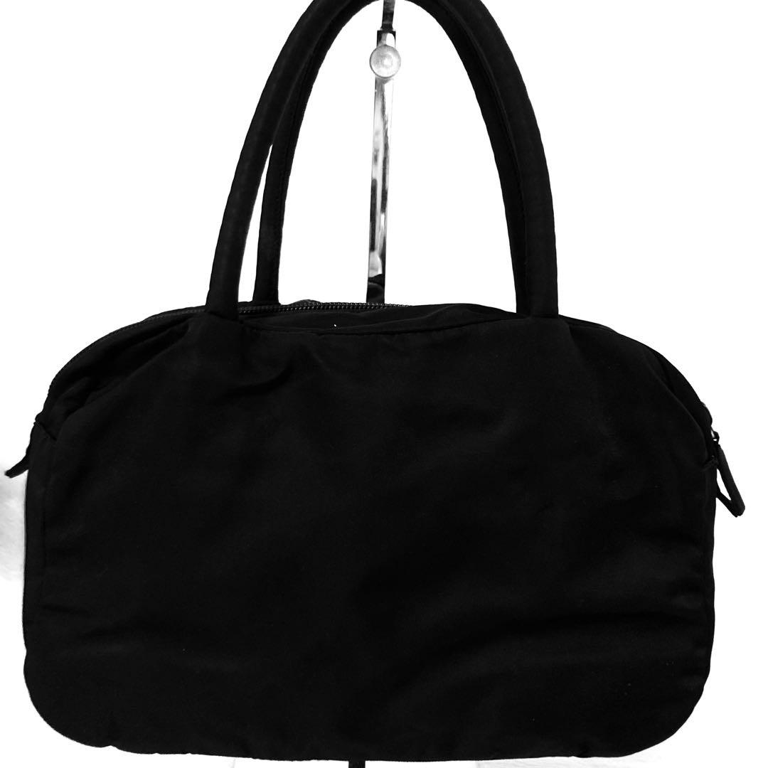 美品　PRADA プラダ　ハンドバッグ　トートバッグ　ブラック　ナイロン　黒