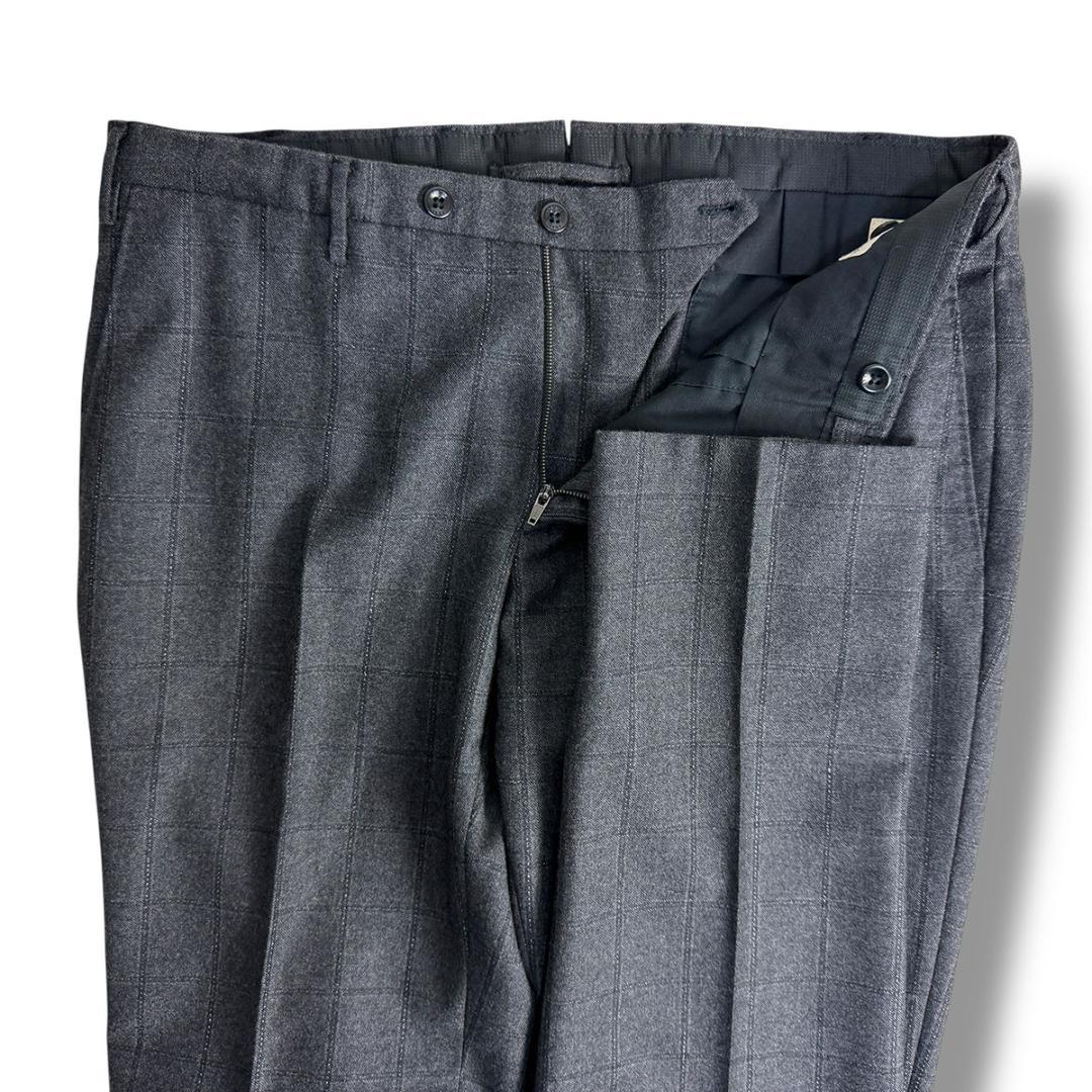 J5060 美品 インコテックス 35型フランネルノープリーツスラックス 48