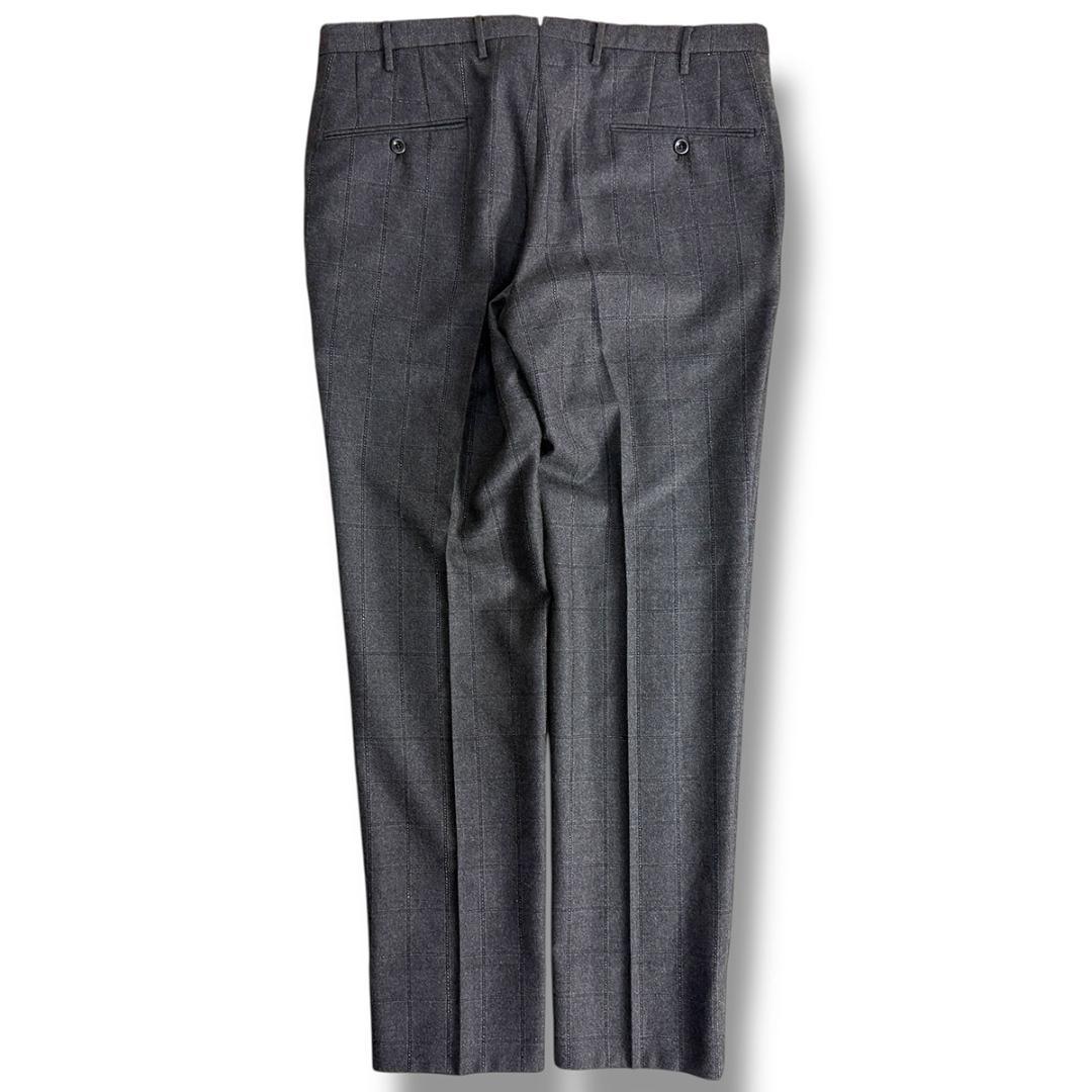 J5060 美品 インコテックス 35型フランネルノープリーツスラックス 48