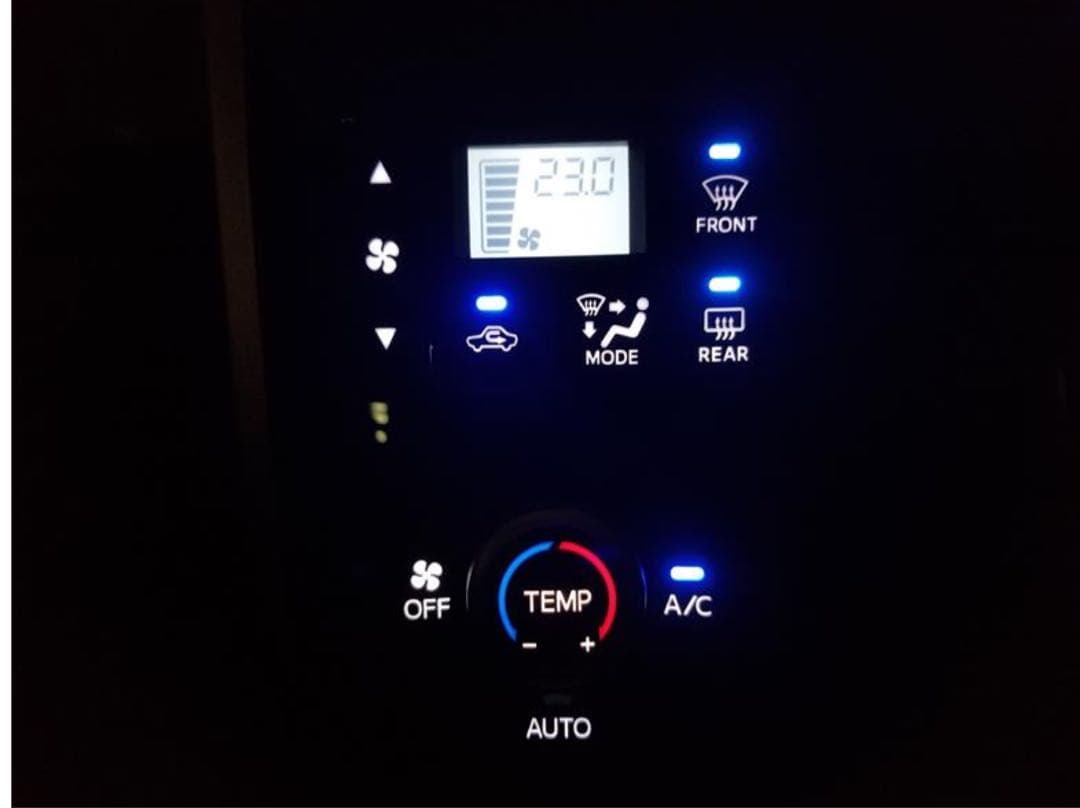 la600s タント LED打ち替え エアコンパネル！