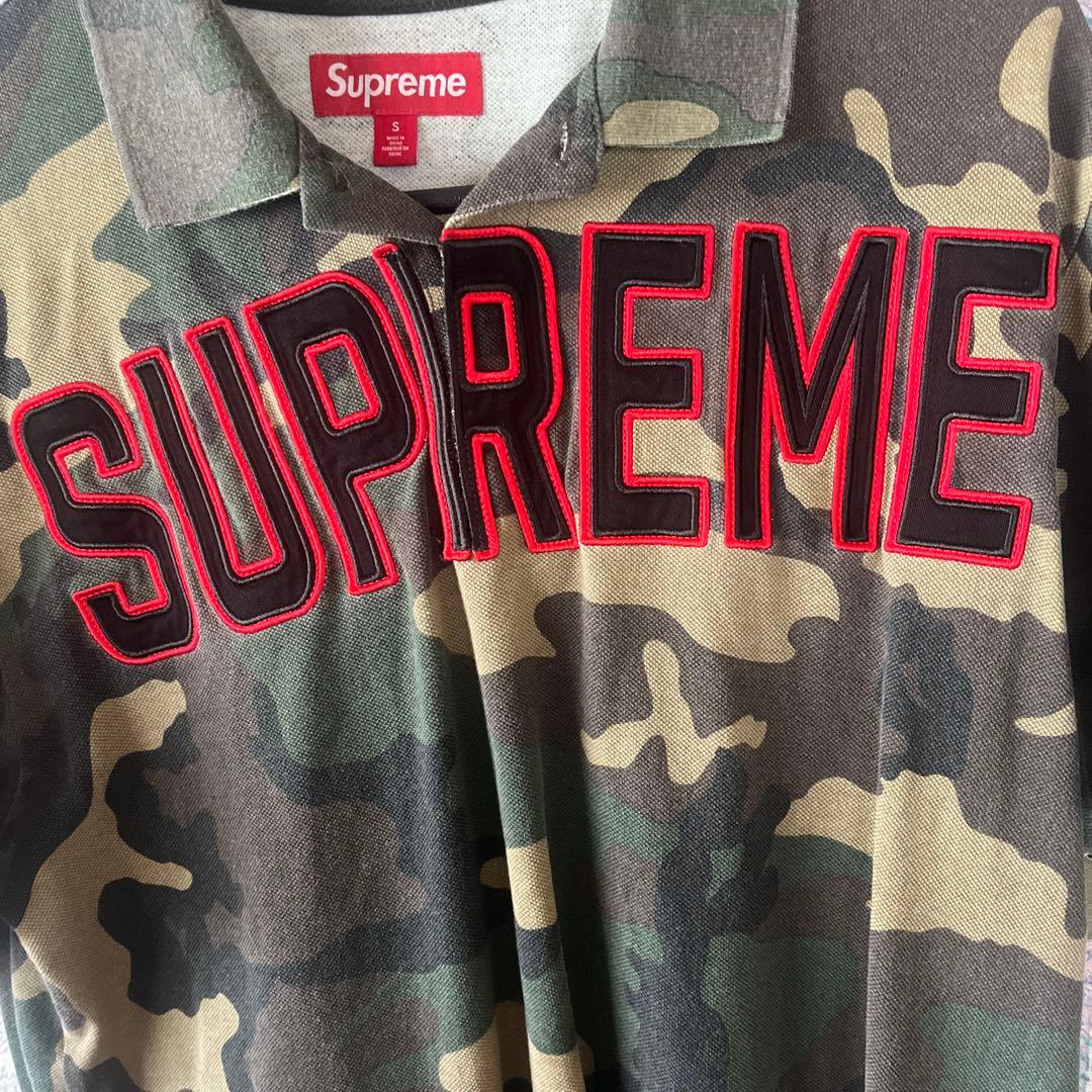 Supreme 迷彩ポロシャツ Sサイズ