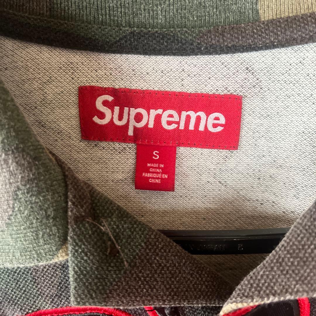 Supreme 迷彩ポロシャツ Sサイズ
