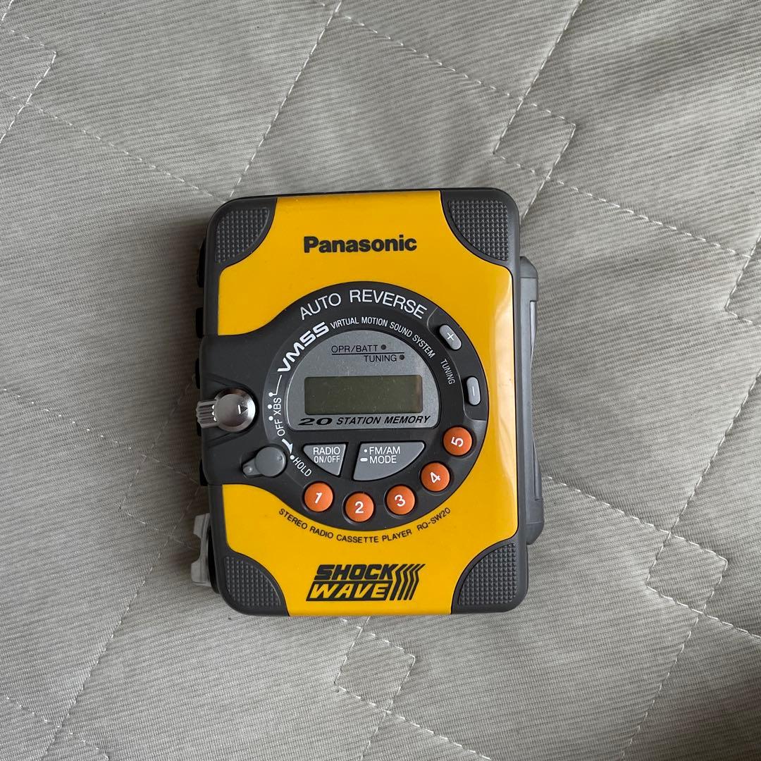【メンテ動確済み】Panasonic Shock Wave カセットプレーヤー