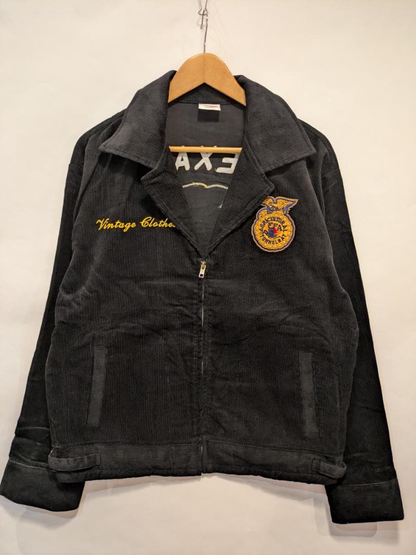 【復刻】FFA コーデュロイジャケットBLACK●XL（商品番号51058）