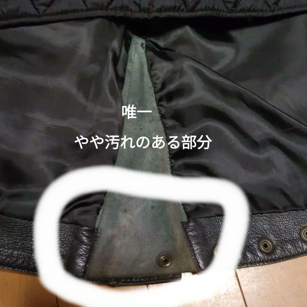 カドヤ kadoya ゴートスキンレザー ジャケット L　キルテングインナー付