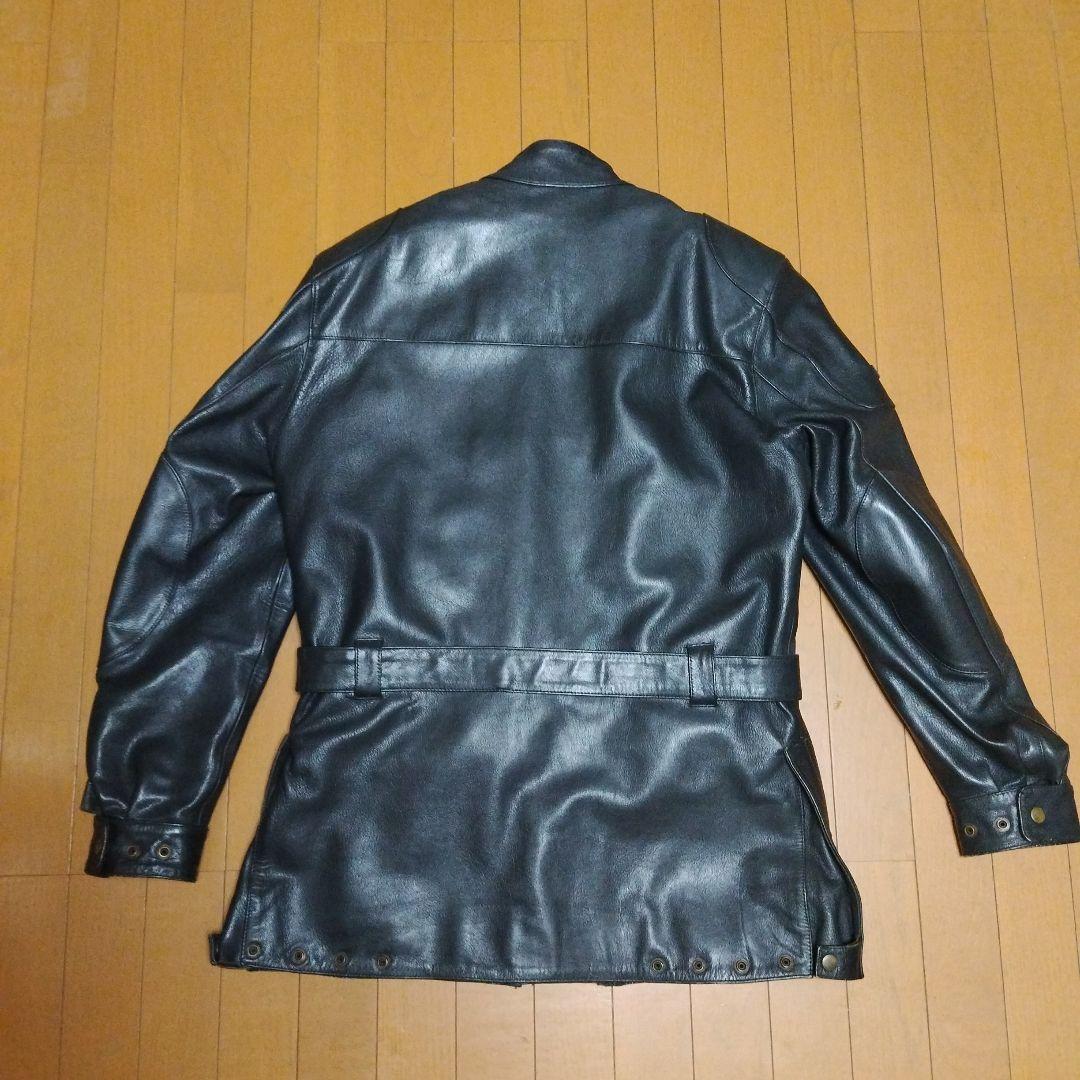 カドヤ kadoya ゴートスキンレザー ジャケット L　キルテングインナー付