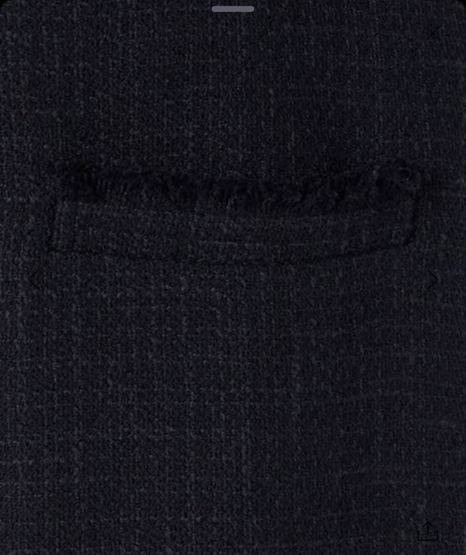 Drawer 2026リゾート　ツイードジャンプスーツ　36ネイビー