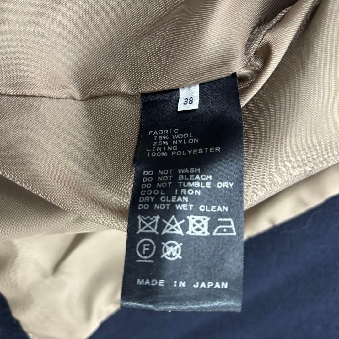 なっじイエナ MANTECO オーバーチェスターコート 38 濃紺