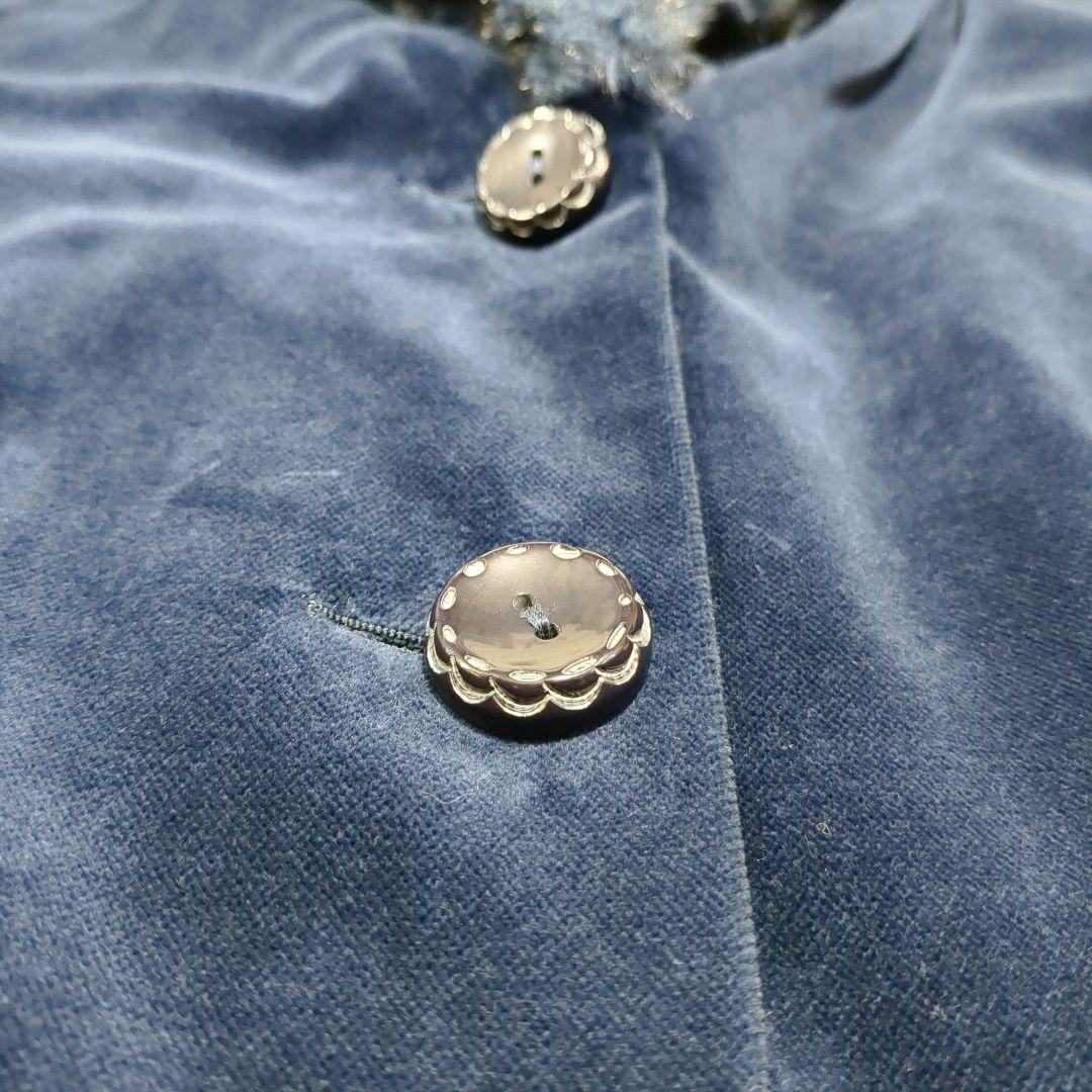 未使用級 sui ANNA SUI ベルベットコート ロングコート XLファー