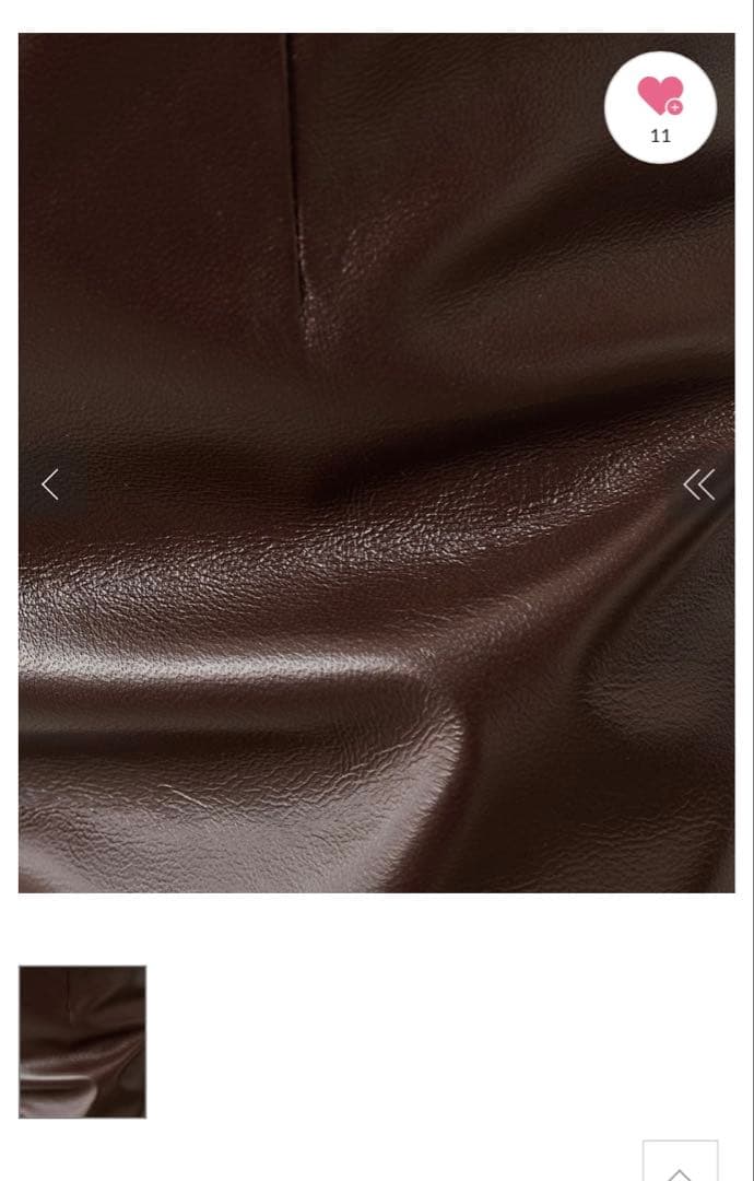 Whim Gazette レザーショートパンツ