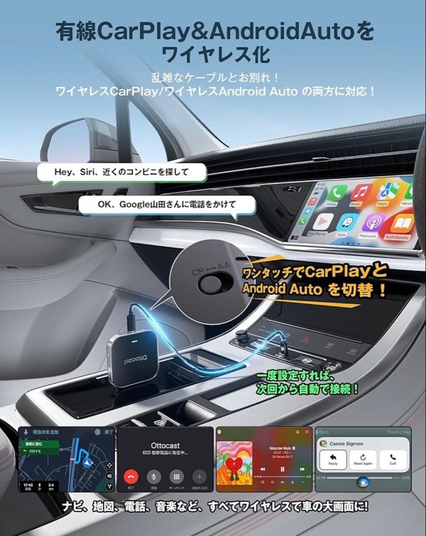 《新品未開封》オットキャストOttoAibox E2 Ottocast 2026