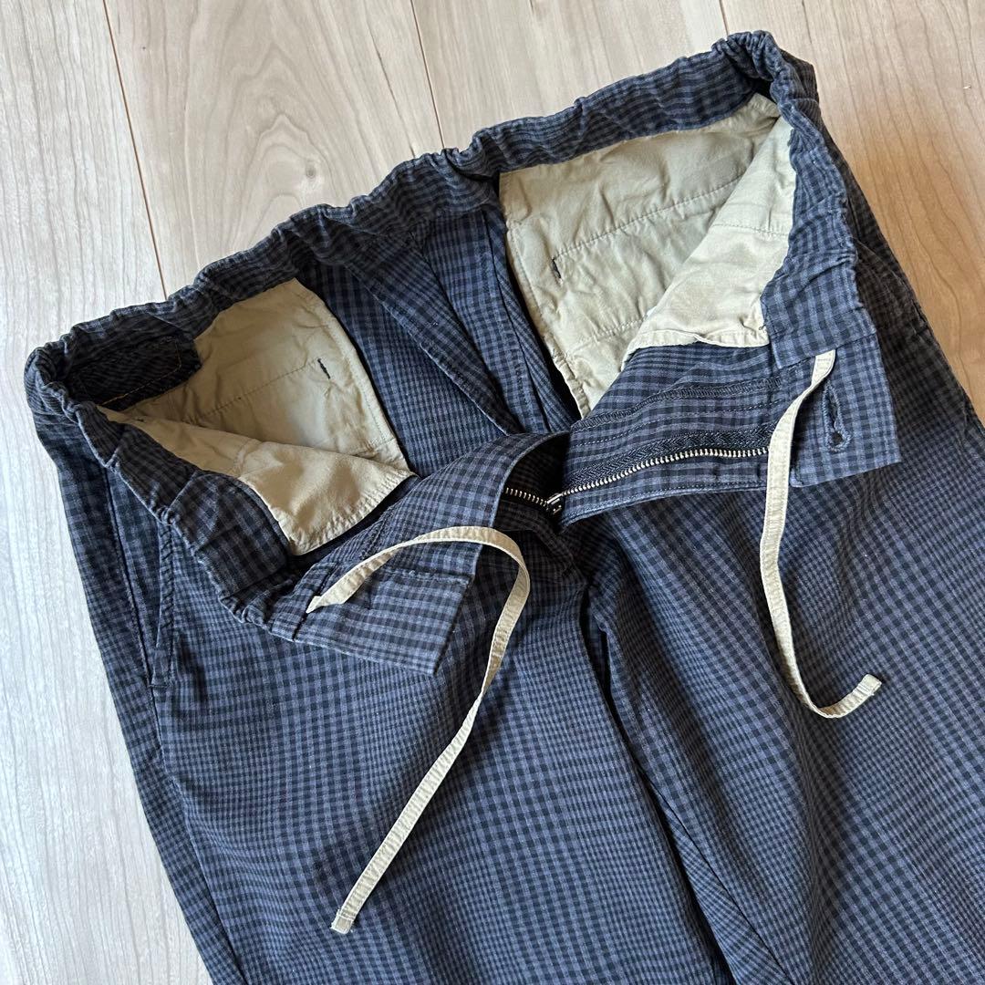 美品＊45R 現行 ダブルクロスストレッチのイージースラックス WOMEN