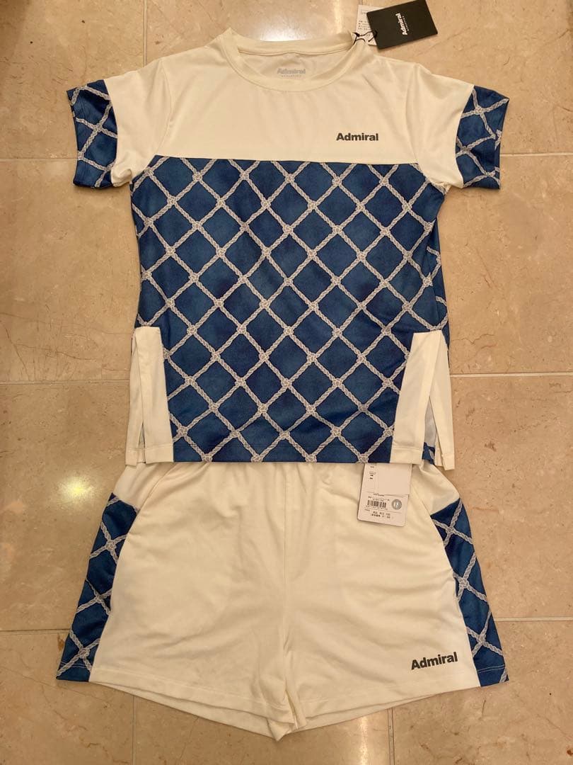 【新品】Admiral テニスウェア Mサイズ 青白