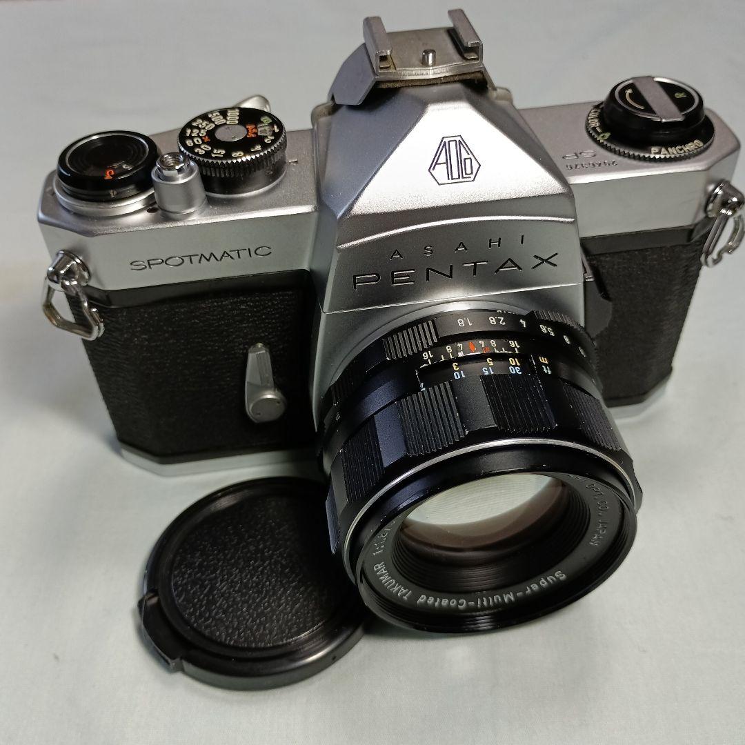 整備済 PENTAX SP +SMCタクマー 55mm f1.8 完動品 きれい