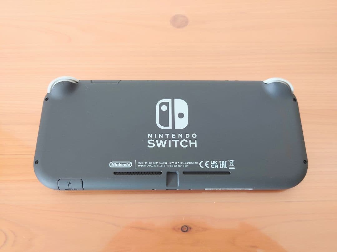 Nintendo Switch Lite 本体 グレー　純正充電器付き