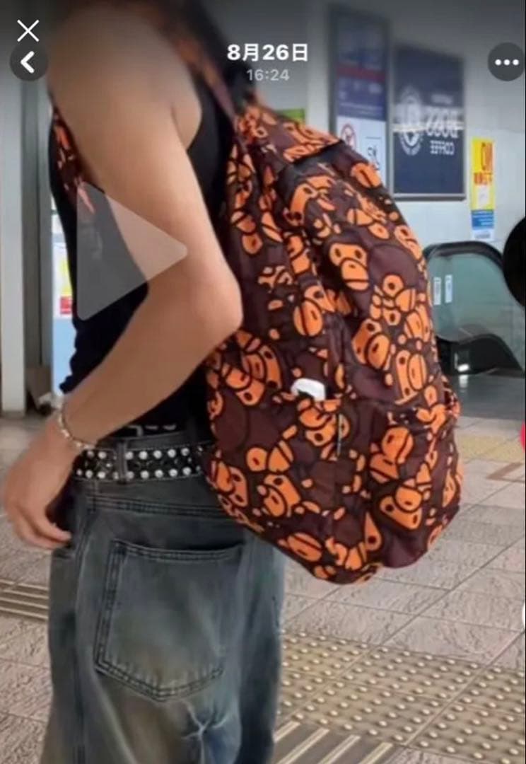 A BATHING APE MILO リュック カバン エイプ マイロ