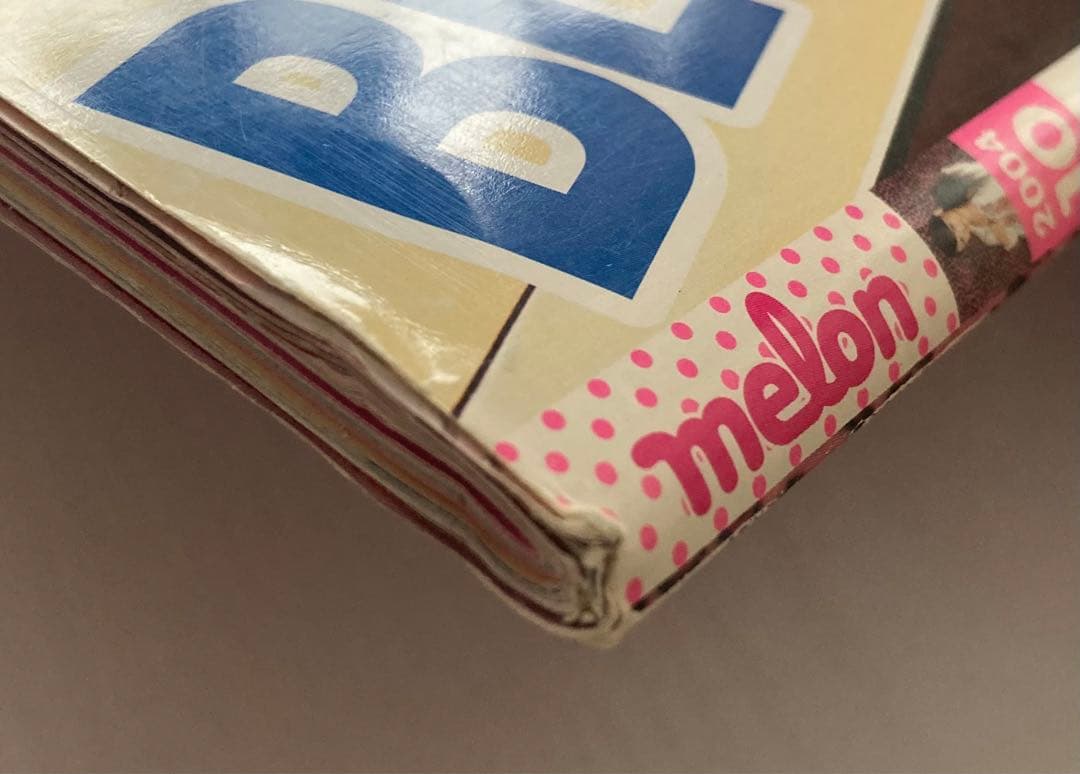 泉里香(当時:浜千咲)表紙　中古雑誌melon2004年10月号　おまけ付き