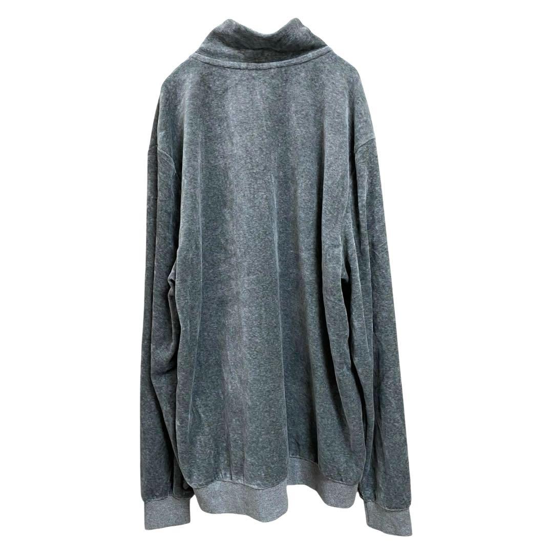 Y2K PUMA ベロア セットアップ 上下 メンズ グレー トラックジャケット