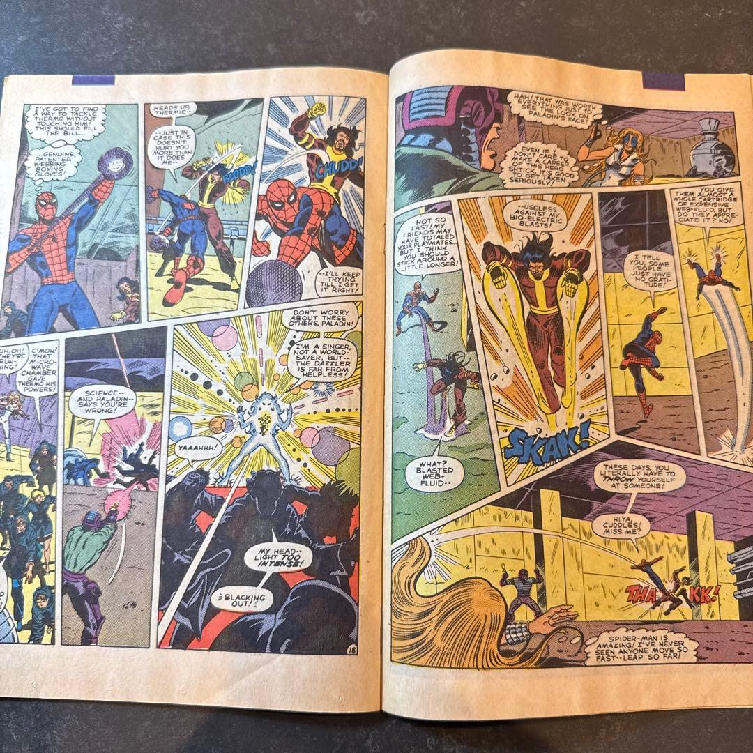 マーベル 1989 コミックSpider-man Dazzler