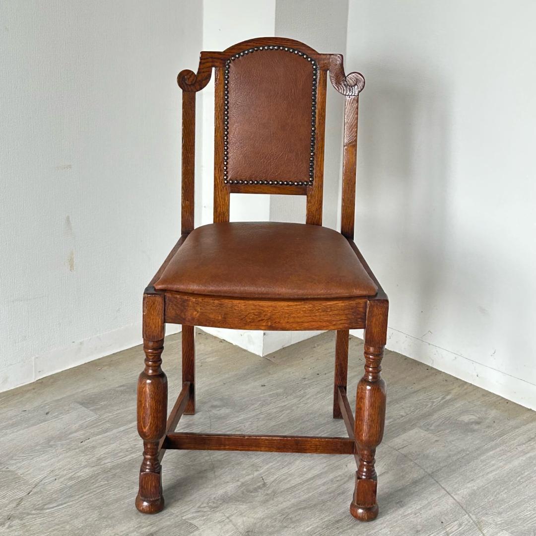 イギリス アンティーク 家具 ダイニング チェア 1930年頃 椅子 591A2