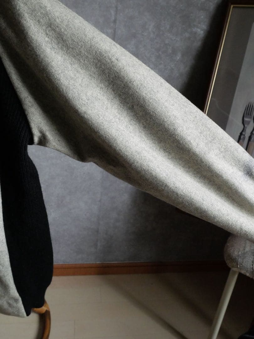 50~60s ユーロ　ウールニット切替　スキー　プルオーバー　vtg