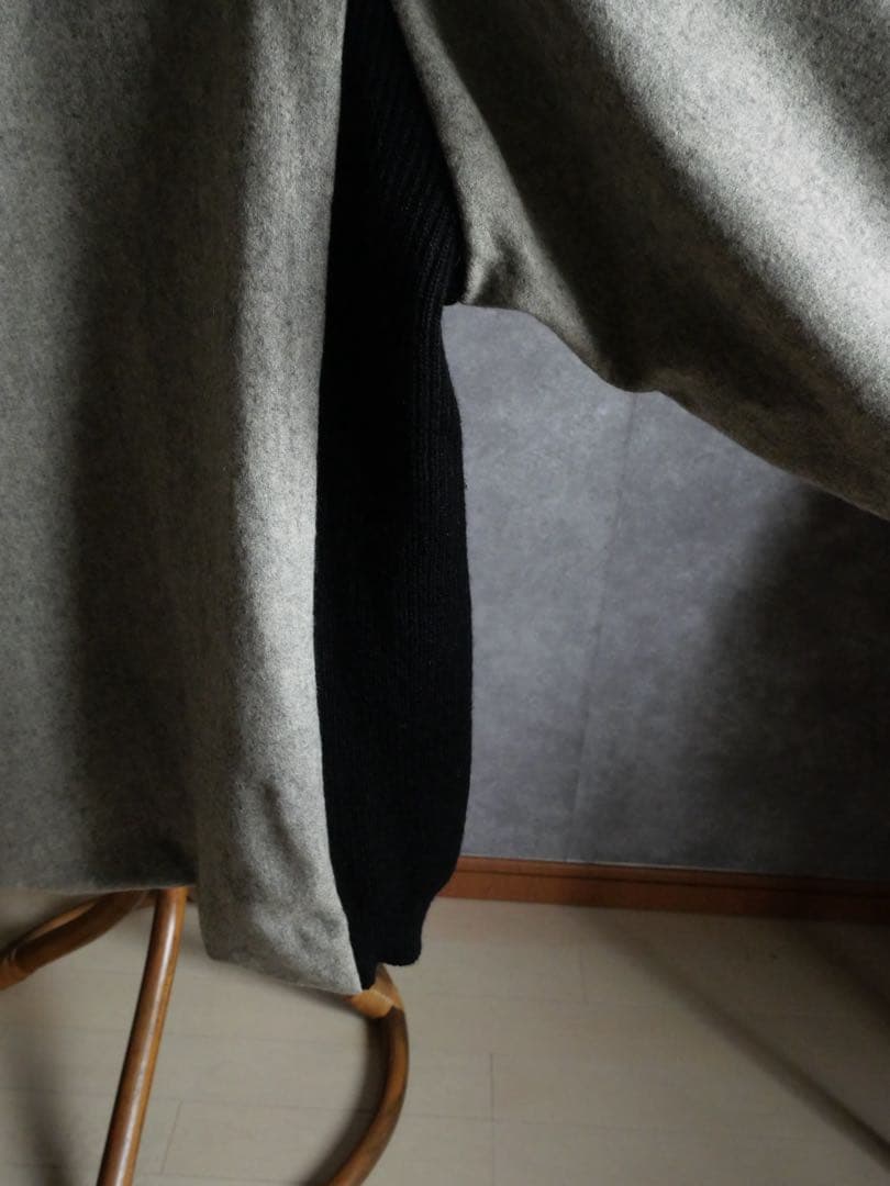 50~60s ユーロ　ウールニット切替　スキー　プルオーバー　vtg