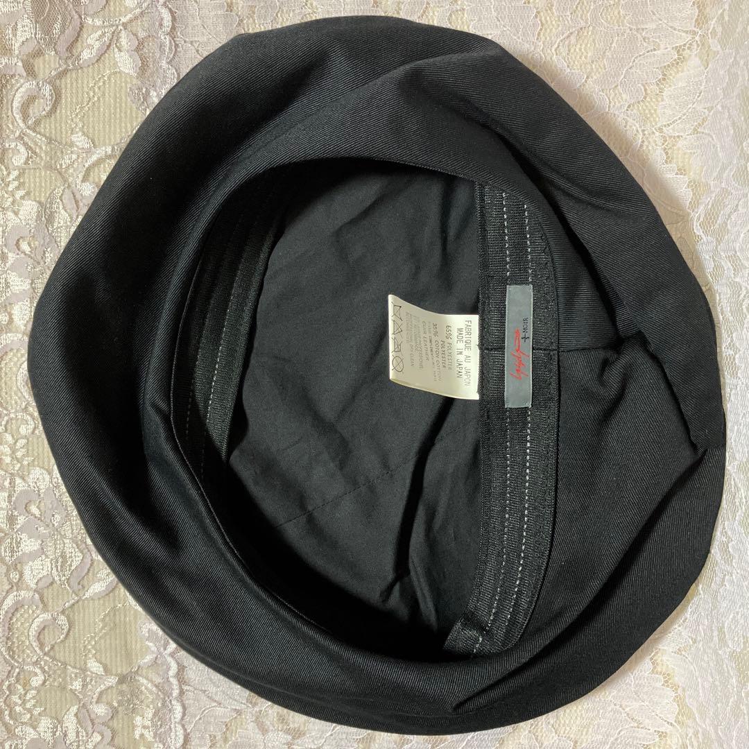 YOHJI YAMAMOTO +NOIR ヨウジヤマモト ベレー帽 本革 レザー