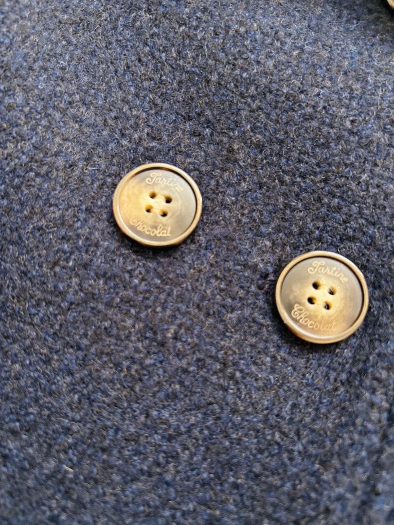 タルティーヌエショコラ　ネイビー　コート120 お受験にも使えます