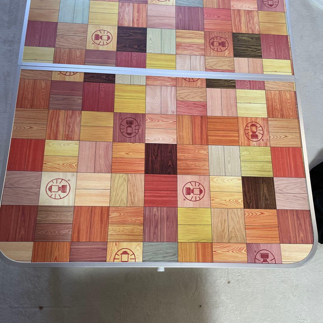 渡*男様 Coleman】ナチュラルモザイク リビングテーブル 140 プラス