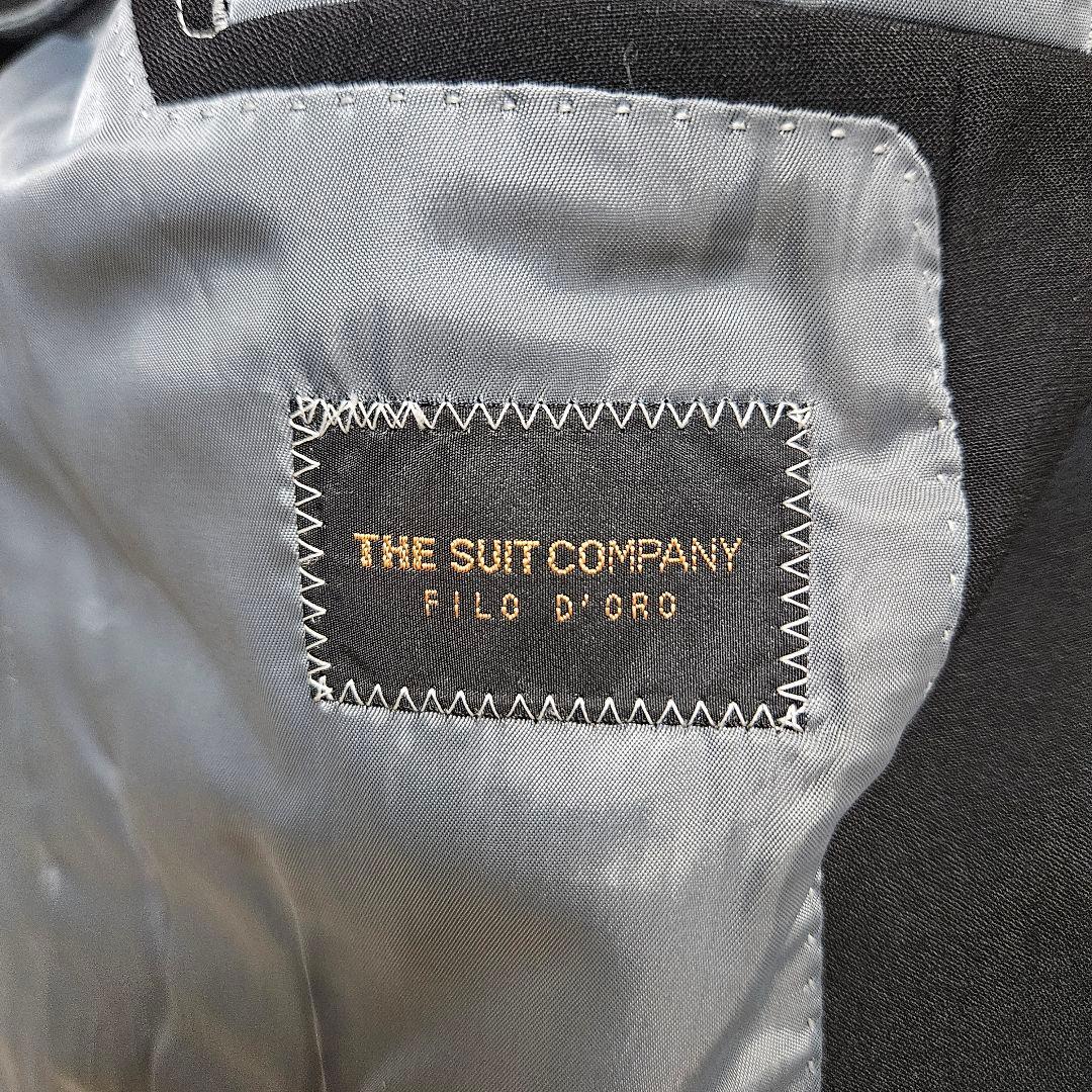 ⭐美品⭐ザスーツカンパニー ブラックスーツ 冠婚葬祭 フォーマル 喪服　L