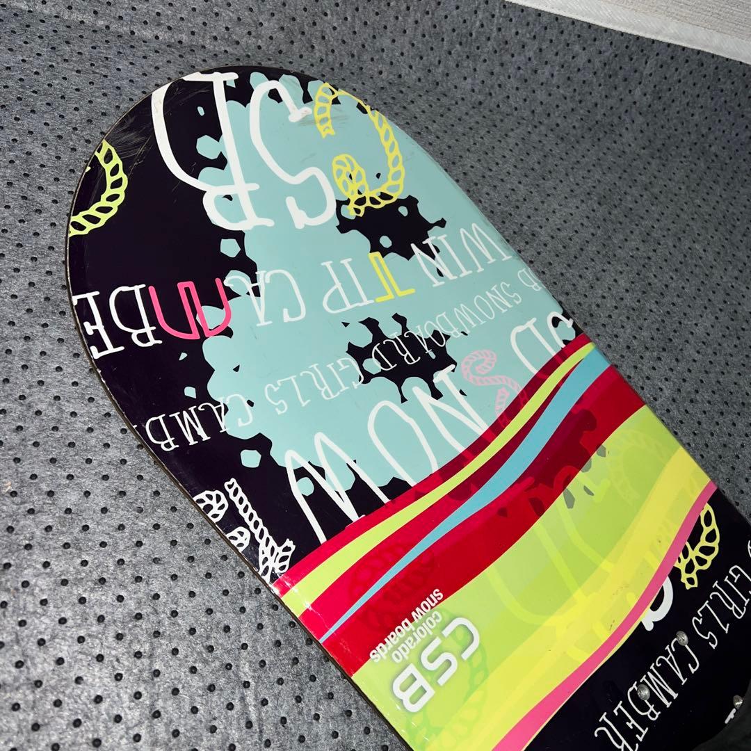 7-8回使用 キッズスノーボード CSB 140cm＋バイン＋ダイヤルブーツ