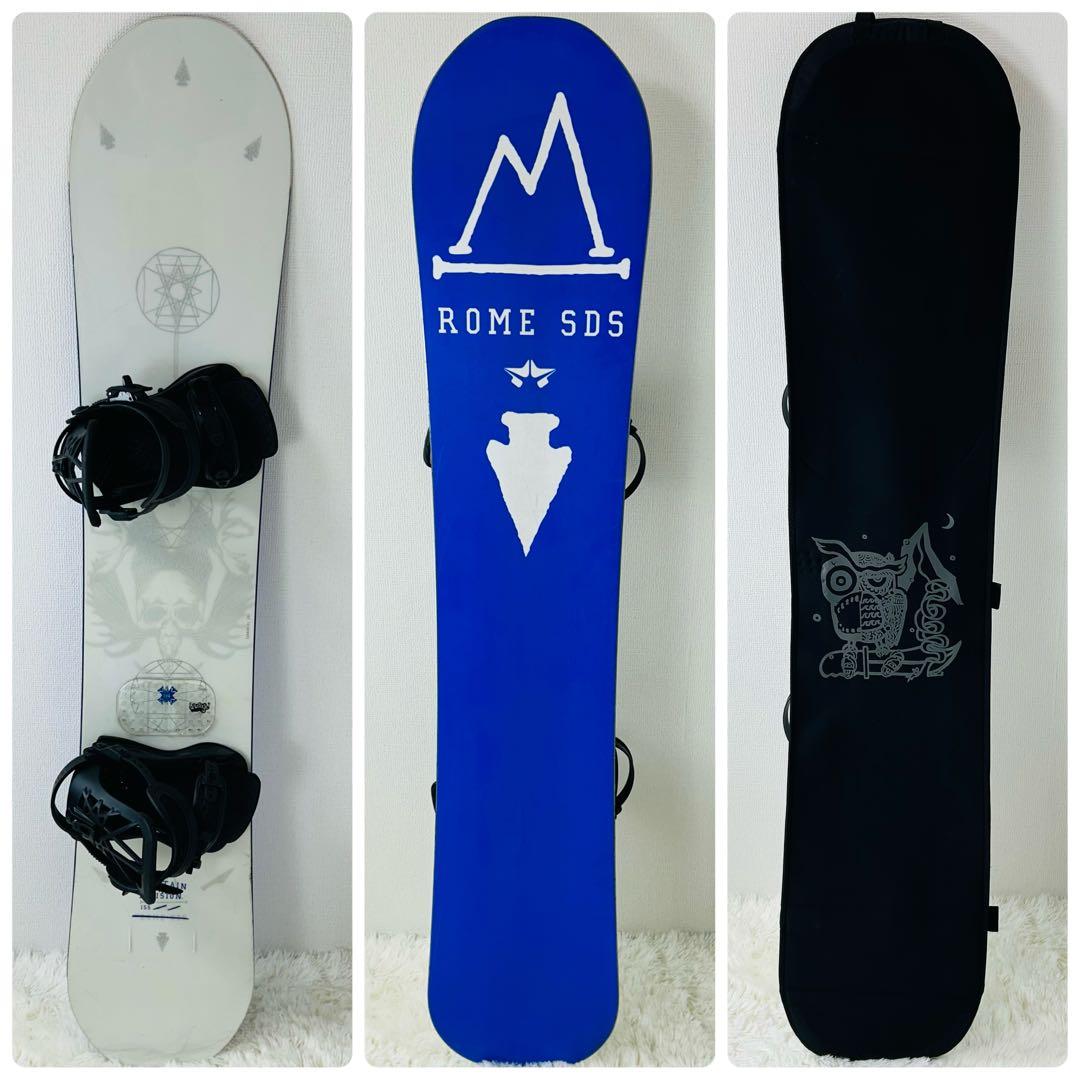 スノーボード ROME SDS ビンディング UNION 155cm カバー付き