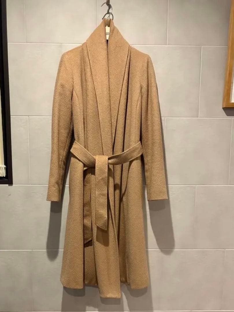 Max Mara studio コート　ベージュ　M カシミヤ混