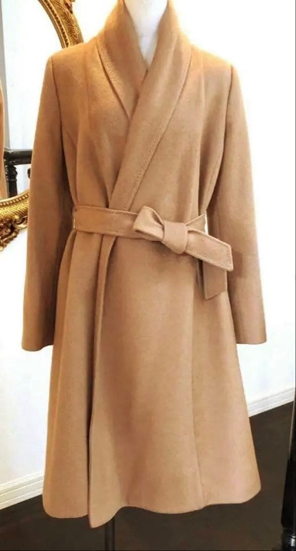 Max Mara studio コート　ベージュ　M カシミヤ混