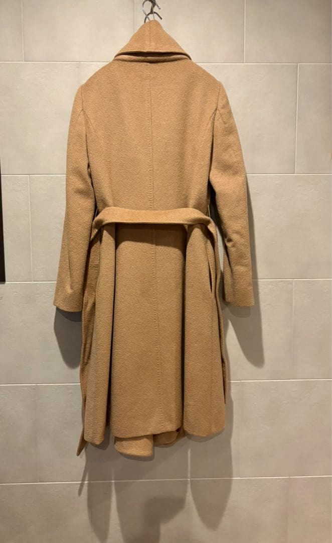 Max Mara studio コート　ベージュ　M カシミヤ混
