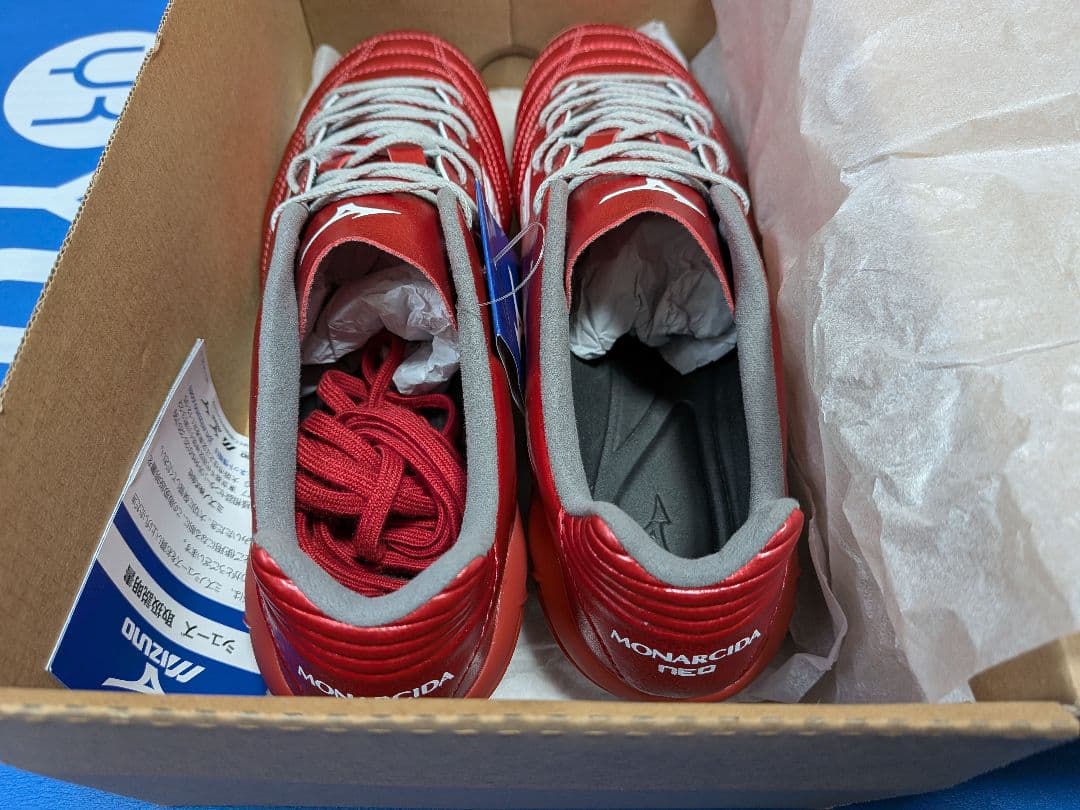 ミズノモナルシーダネオⅢプロ　ZEROグライドシューレース　箱付き