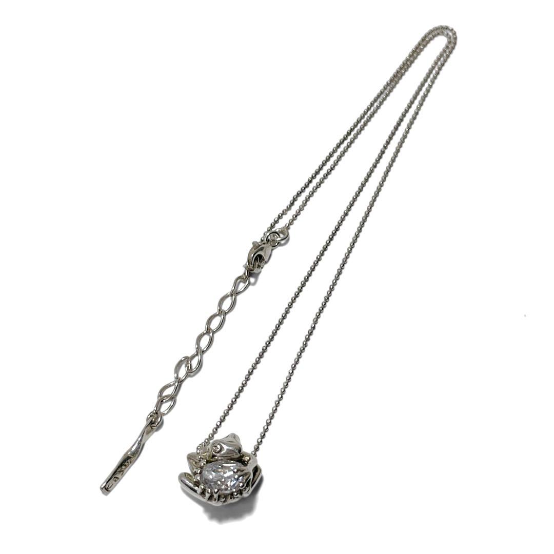 【極希少】かすう工房 ネックレス 蛙 シルバー 925 廃番 カエル SV925