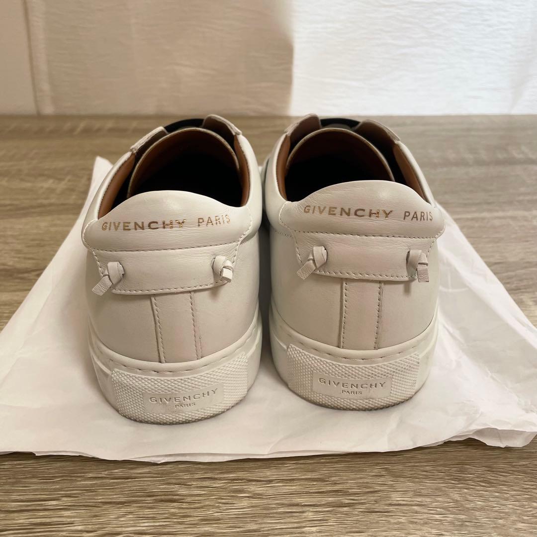 GIVENCHY シティ スニーカー ロゴ スリッポン レザー 白 40
