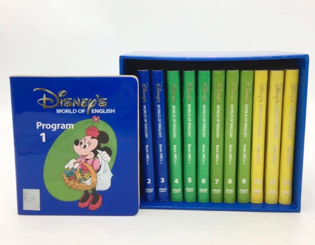 ワールドファミリー　ストレートプレイDVD12枚　ブラシ版　ディズニー英語