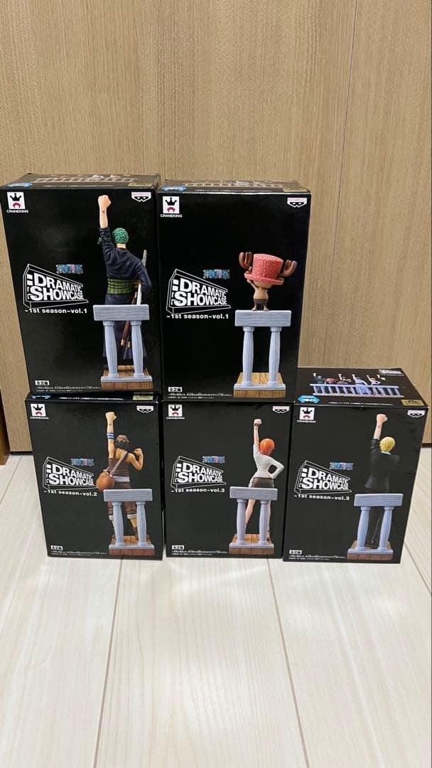 ワンピース DRAMATIC SHOWCASE ナミ ゾロ サンジ チョッパー