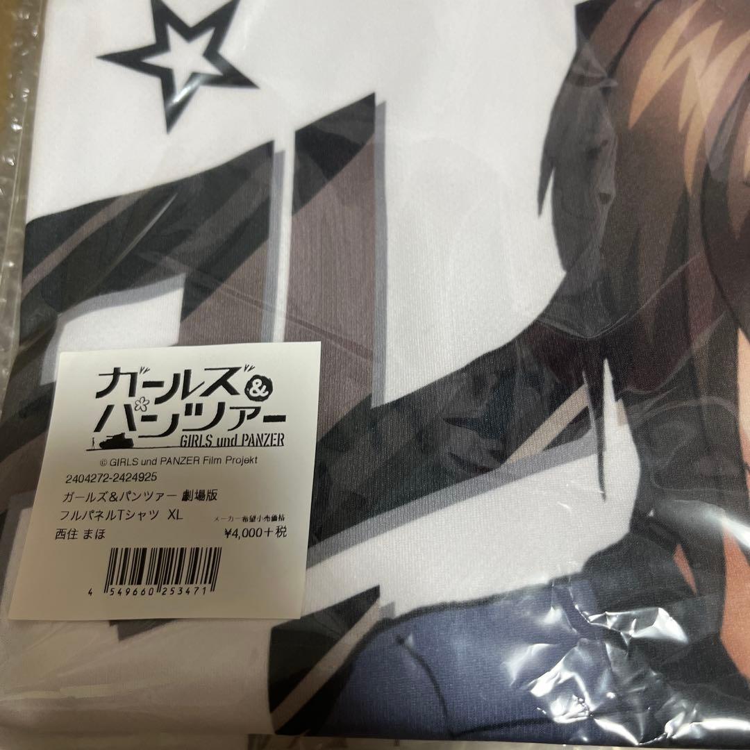 希少　未開封　ガールズ&パンツァー　劇場版　フルパネルTシャツ　西住まほ　XL