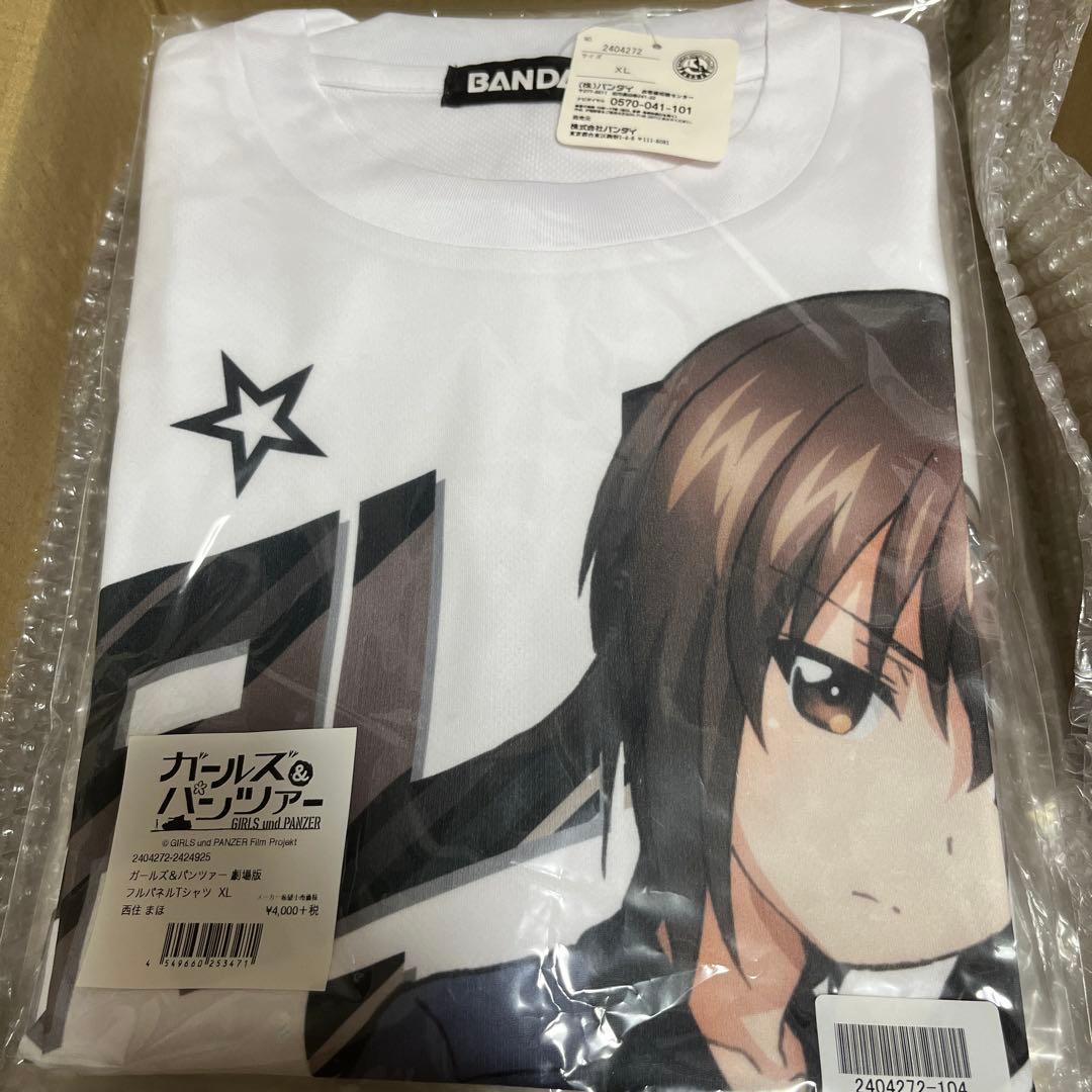 希少　未開封　ガールズ&パンツァー　劇場版　フルパネルTシャツ　西住まほ　XL