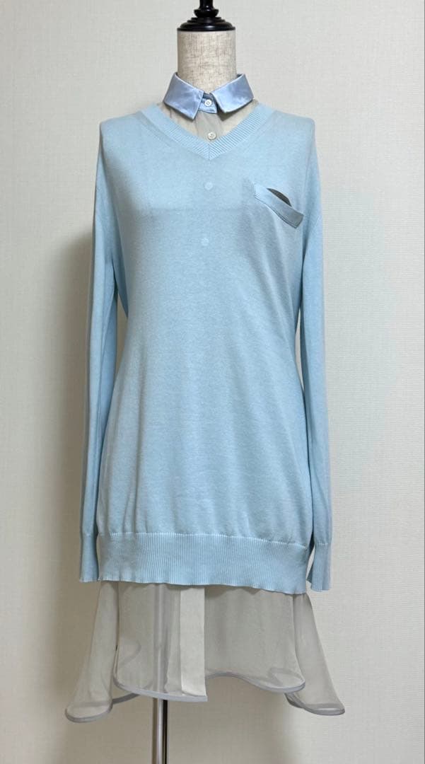 Sacai サカイ 2セットレイヤードニット【合馬公式アカウント】