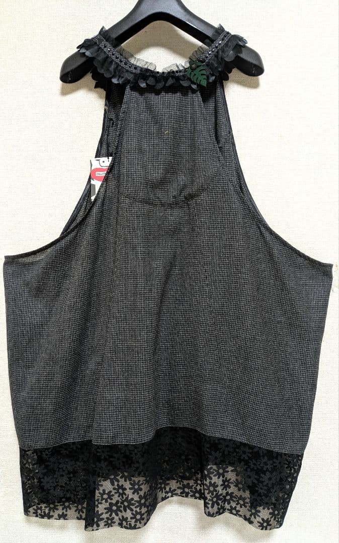 アルベロベロ新品♥️ビジュビーズが素敵ジャンパースカートゆったり定価30450円