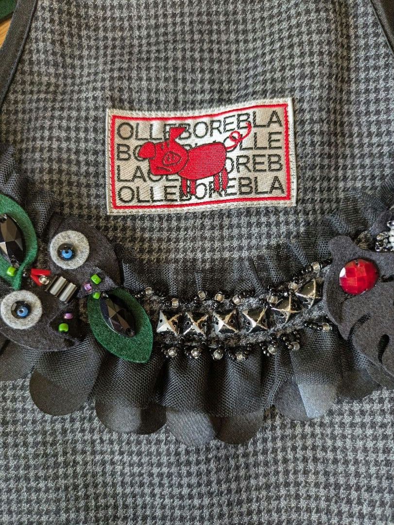 アルベロベロ新品♥️ビジュビーズが素敵ジャンパースカートゆったり定価30450円