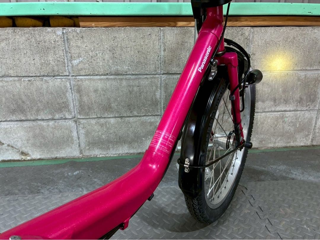 №8616 電動自転車　パナソニック　ギュット 20インチ ピンク