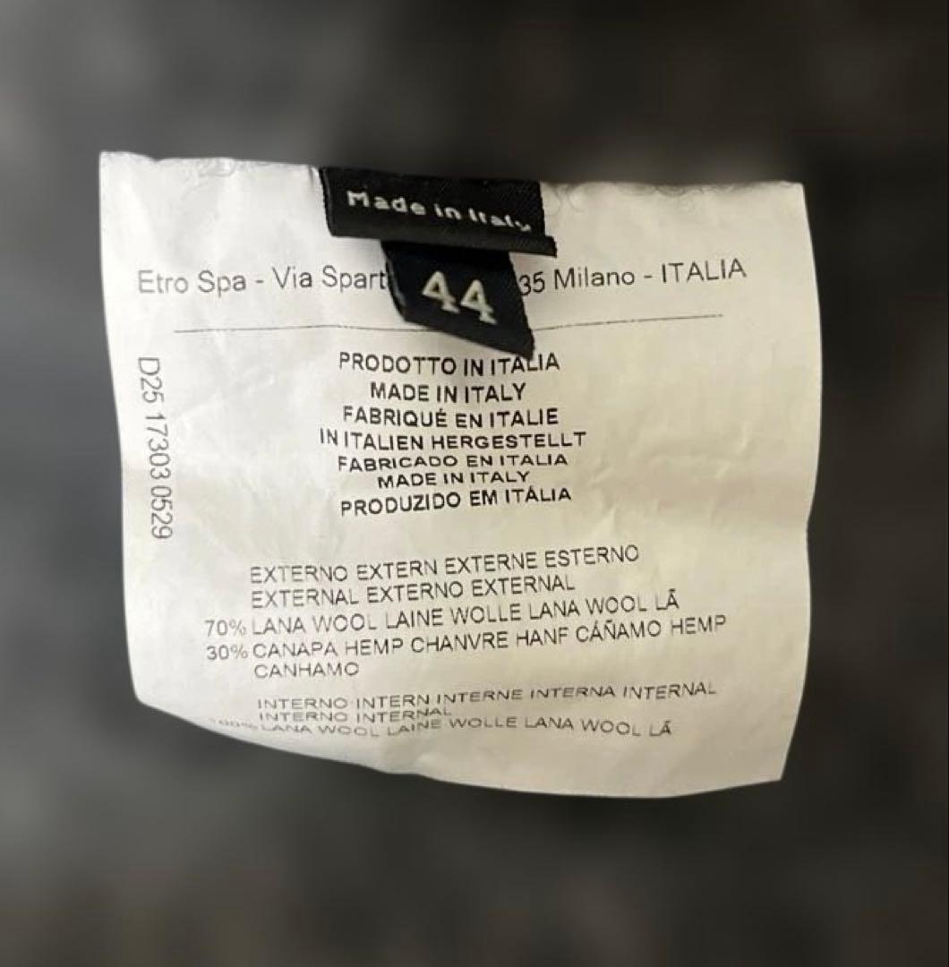 ETRO エトロ　ジャケット　Lサイズ