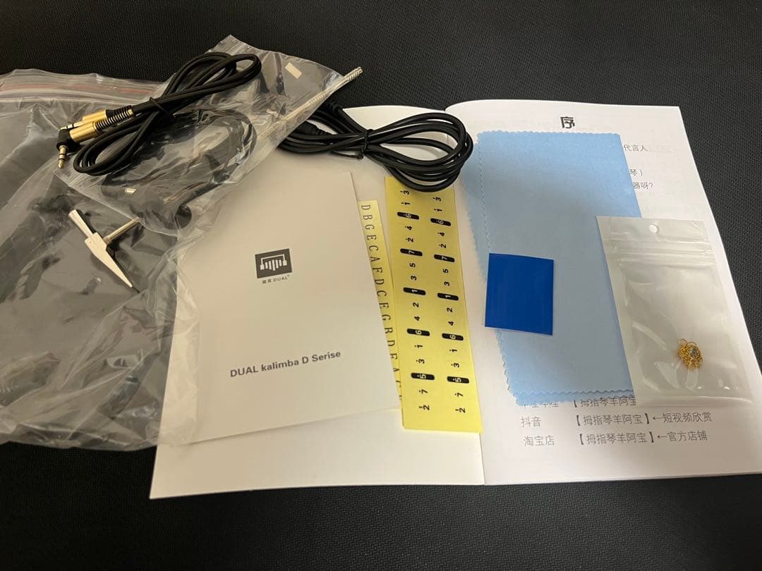 Dual Kalimba / デュアルカリンバ ケース、付属品あり