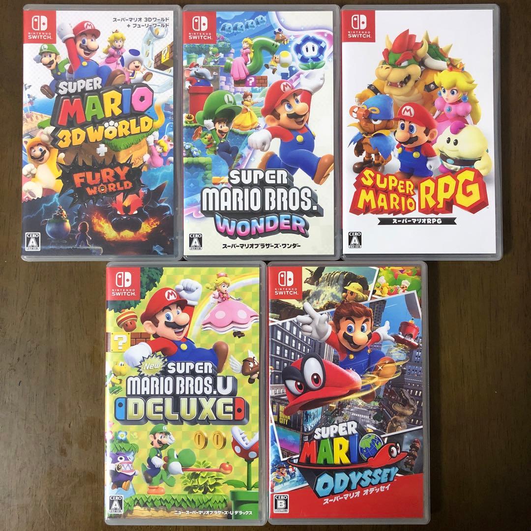 Nintendo Switchソフト マリオ 5点セット